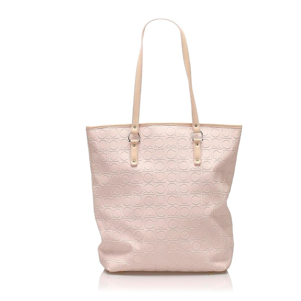 Salvatore Ferragamo Beige Tote Bag